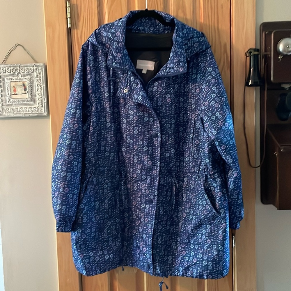 Woman 3XL waterproof fleece line jacket
